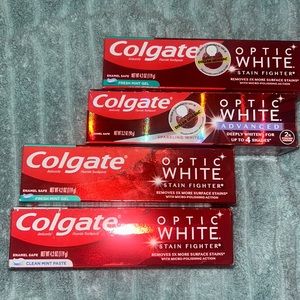 Colgate tooth paste optic white bundle